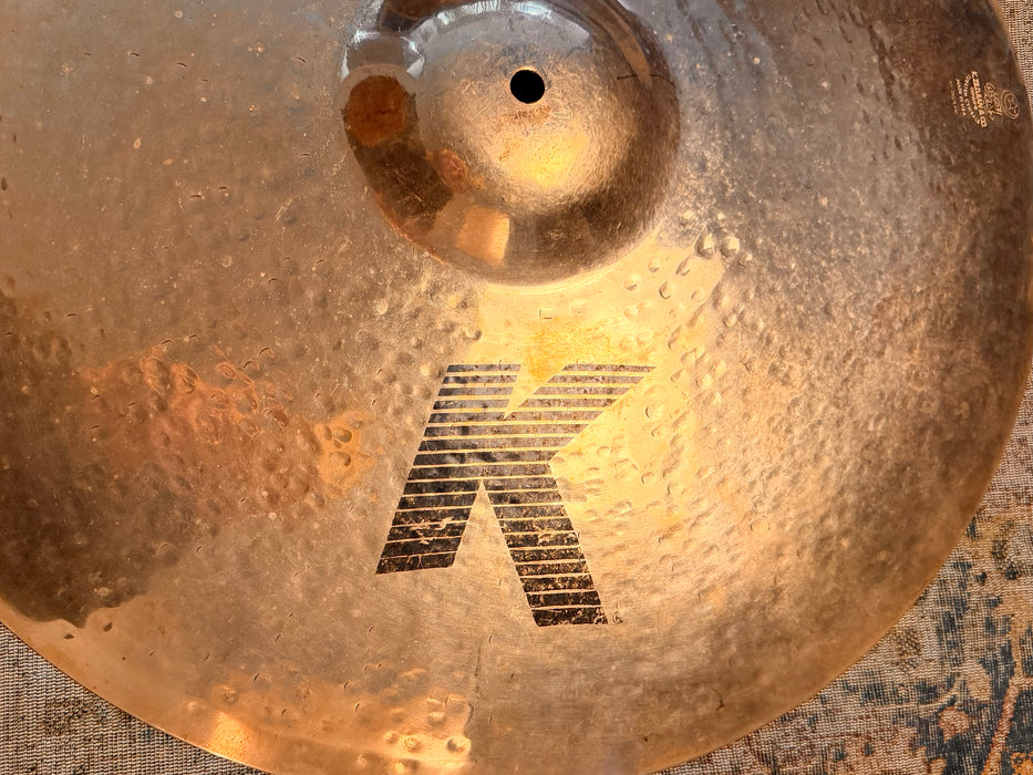 Zildjian K CUSTOM Ride 22” ICONIC Semi-Dry! Discontinued! Brilliant K! 3307 g CLEAN Looking And Sounding!