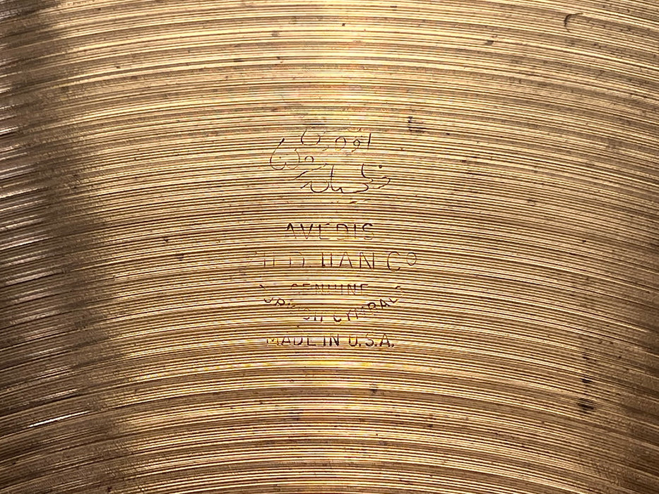 ALL RIVETS Rare Vintage Zildjian REAL DEAL 22” SWISH KNOCKER China 2932 g