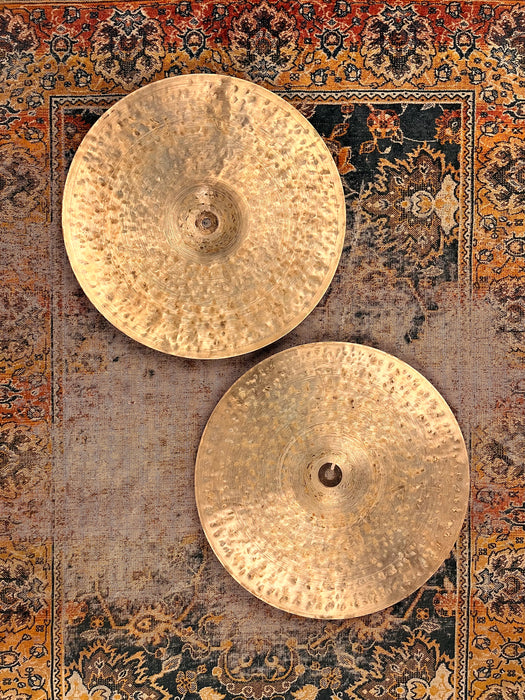 FUNCH Custom 15” Hihats 1027 1118 g Dry Complex Gorgeous Hand Hammered Unique Beauties!