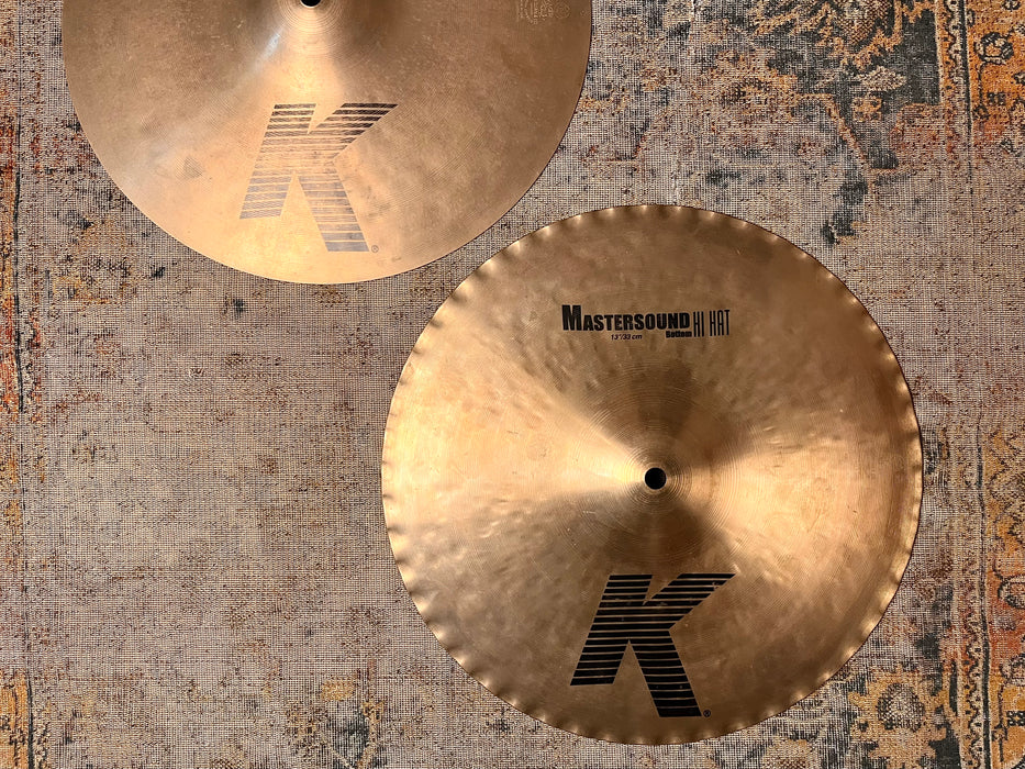 Zildjian K MASTERSOUND 13” Hihats 860 1192 g ULTRA CRISP Semi-Dark! Discontinued!