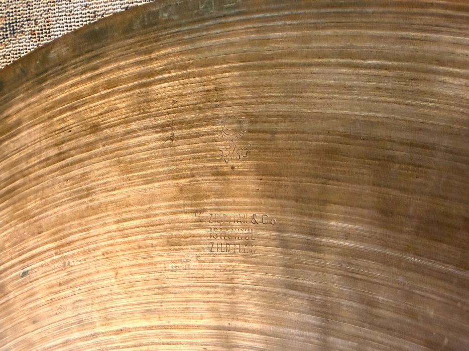 HOLY GRAIL Vintage Zildjian ISTANBUL K 22” PAPERTHIN Ride CRASH ONLY 2026 g EPITOME of DRY COMPLEX