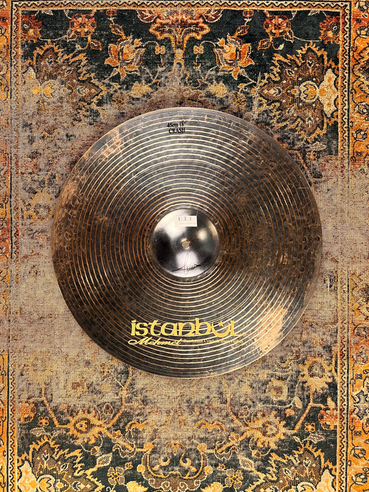 Dark Dry ISTANBUL Mehmet Kirkor K Crash 18” 1427 g PERFECT! Soft Alloy! BLACK & GOLD Craftsmasnhip