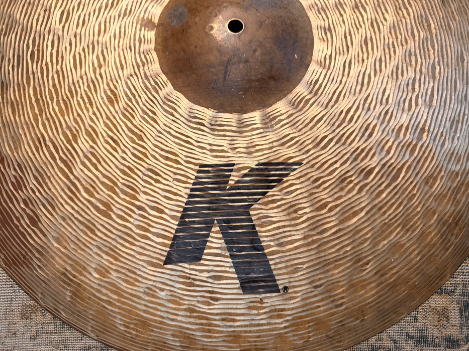 Rare ORIGINAL Zildjian K Custom HIGH DEFINITION Ride 22” 3122 g DRY w Great Stick! CLEAN! Aged 20 Yrs