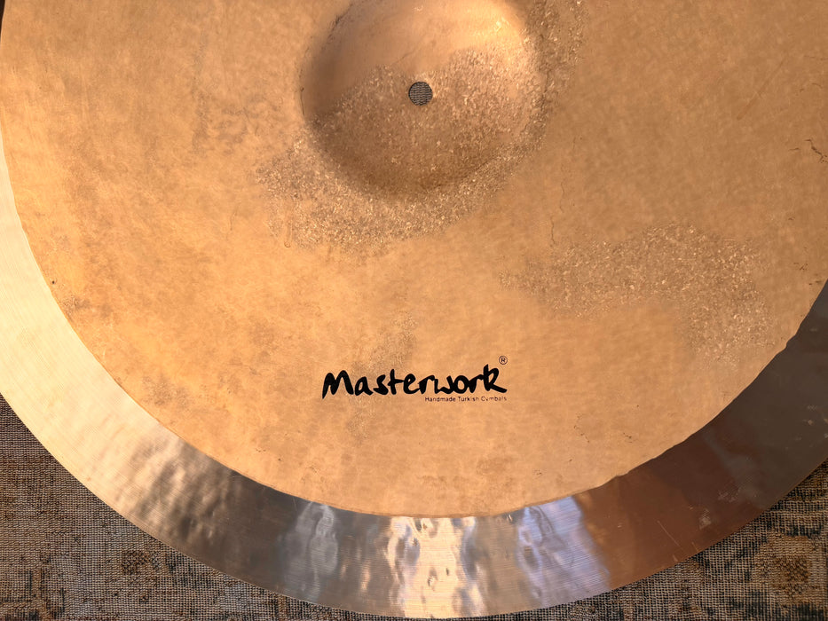 ULTRA THIN MASTERWORK 22” PAPER THIN Crash Ride ONLY 1558 g Absolutely Incredible!! Thalles