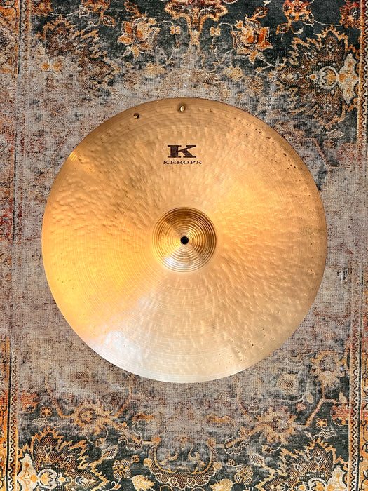 Zildjian KEROPE 19” Crash Ride LIGHT at 1542 g Underside Re-Lathed By Timothy Roberts! Gorgeous