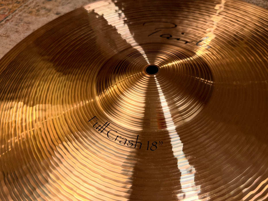 Paiste SIGNATURE Full Crash 18” IMMACULATE Shape! 1464 g Clean Clear Tone! Don’t Pay $552!