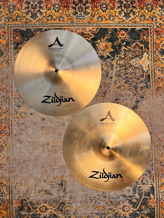Zildjian New Beat Hihats 14” 997 1296 g AMAZING Cond! CRISP CLEAN Tone! Why Pay $480??
