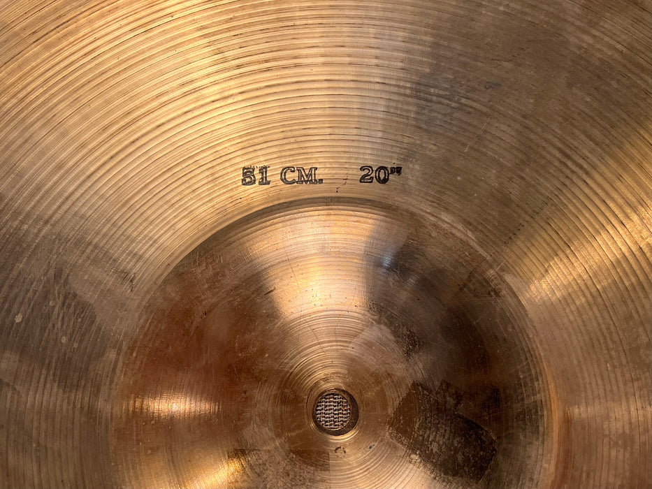 The First Sound Control? Vintage Sabian FLANGE RIDE Medium Heavy 20” 2159 g