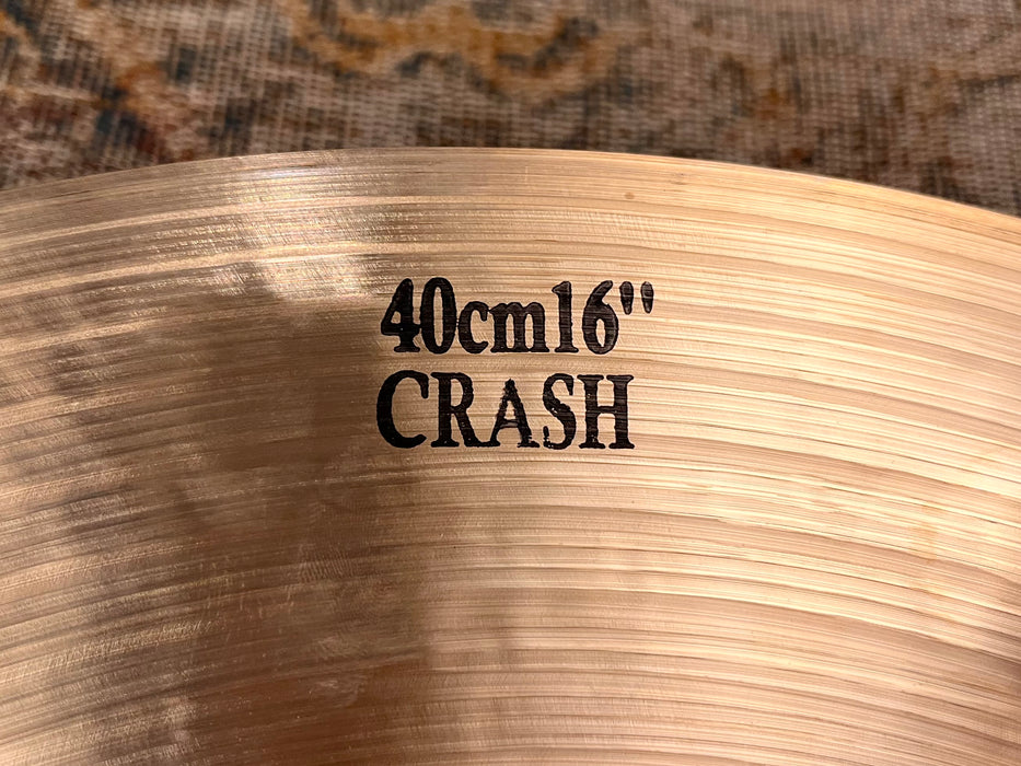 VERY DARK COMPLEX ISTANBUL Mehmet Hamer 16” CRASH 932 g PERFECT! Opens Quick Fast Decay!