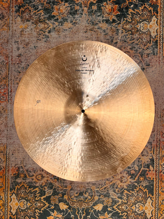 GLOWING Warm ISTANBUL Mehmet Nostalgia 50s 22” Ride 2282 g ULTRA DARK Amazing! PERFECT