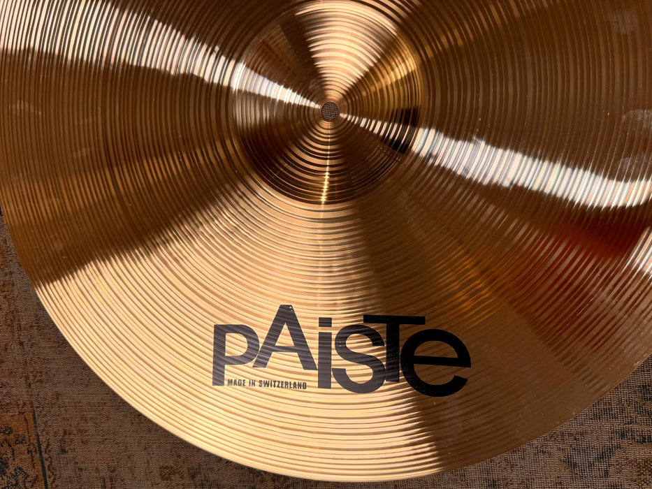 Paiste Signature 20” FULL CRASH 2088 g IMMACULATE Shape! Darker Thinner STUNNING! Don’t Guess For $646! HEAR IT!