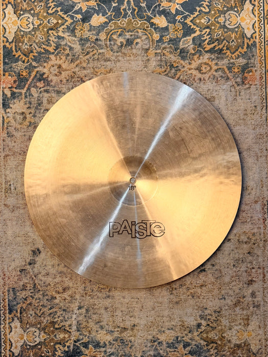 ULTRA RARE 1979 Vintage Paiste 602 18” CHINA TYPE Pang Swish SUPER CLEAN! Iconic Exotic Tone! 1496 g