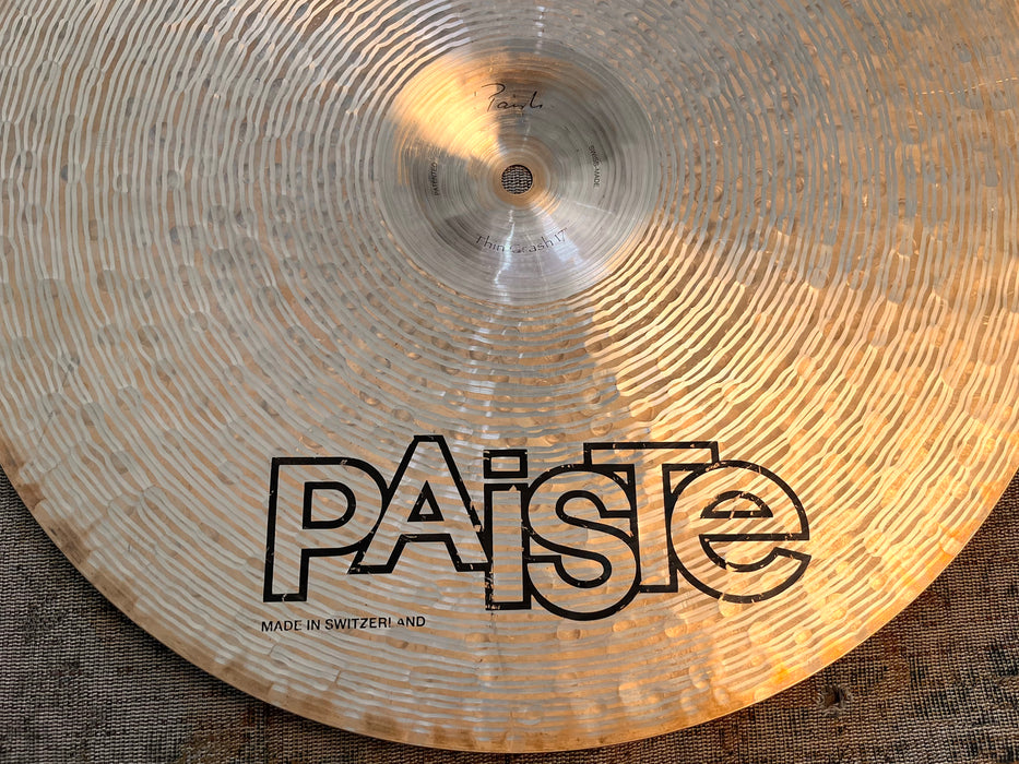 Paiste TRADITIONAL Thin Crash 17” 1097 g CLEAN! Amazing Warm Complex! DON’T PAY $550!!