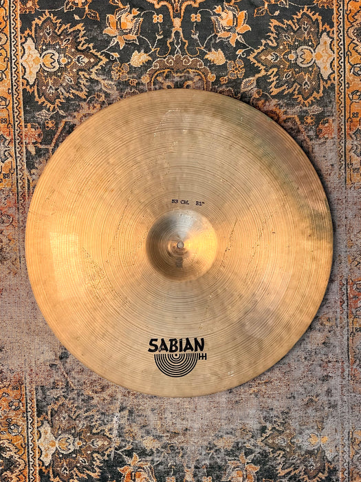 EARLY Vintage SABIAN HH Hand Hammered 21” Heavy Ride 3174 g CANADIAN K Dark Defined