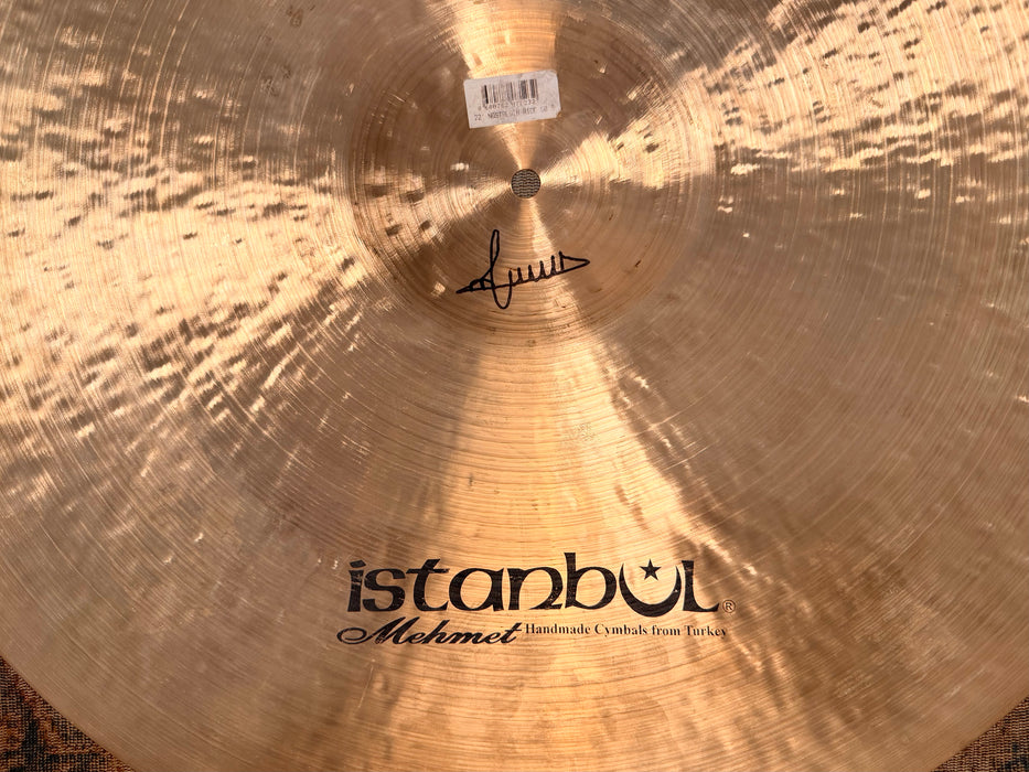 GLOWING Warm ISTANBUL Mehmet Nostalgia 50s 22” Ride 2288 g  ULTRA DARK Amazing!