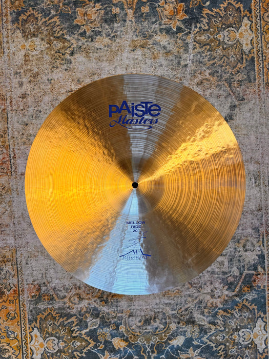 Paiste MASTERS BLUEBIRD MELLOW Ride 20” 2236 g PERFECT! Light Dark Complex! Don’t Pay $650!