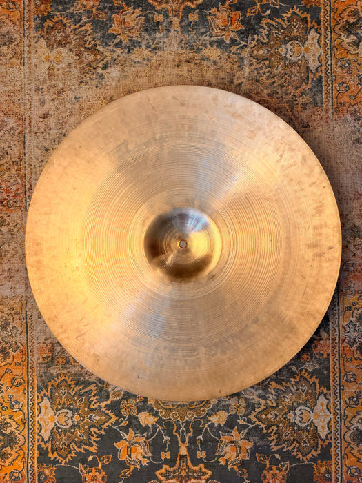 Vintage 1950s Zildjian 22” LIGHT COMPLEX Crash Ride 2354 g Very THIN! Hand Hammered