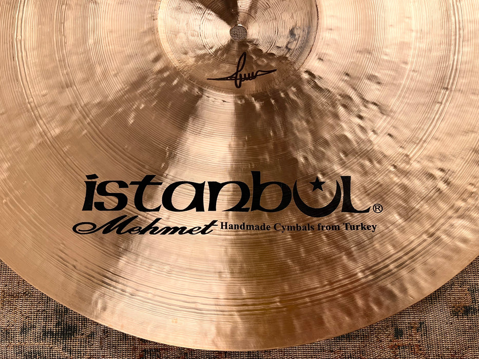 ULTRA DARK ISTANBUL Mehmet 18” LEGEND DRY THIN CRASH 1324 g PERFECT AMAZING Dark Crash