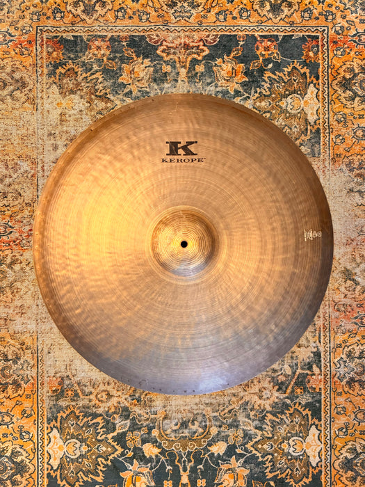 RARE Zildjian KEROPE 24” Ride Crash! THE ORIGINAL! COLLECTIBLE! Only Made 1 Year! 3120 g