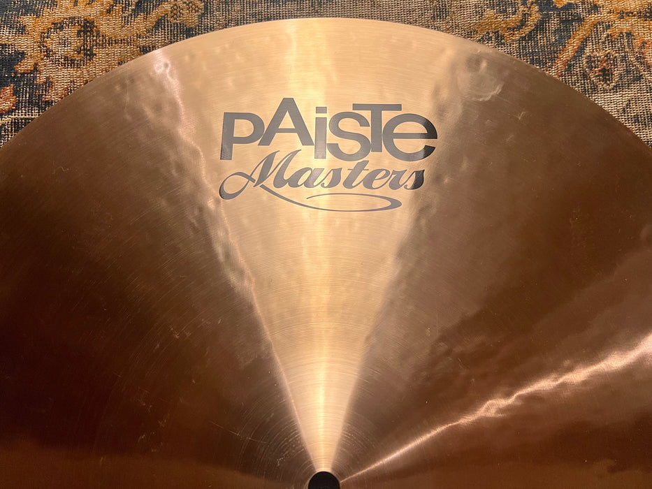 Ultra Glowing Paiste MASTERS EXTRA THIN 18” MULTI CRASH RIDE ONLY 1146 g MINT