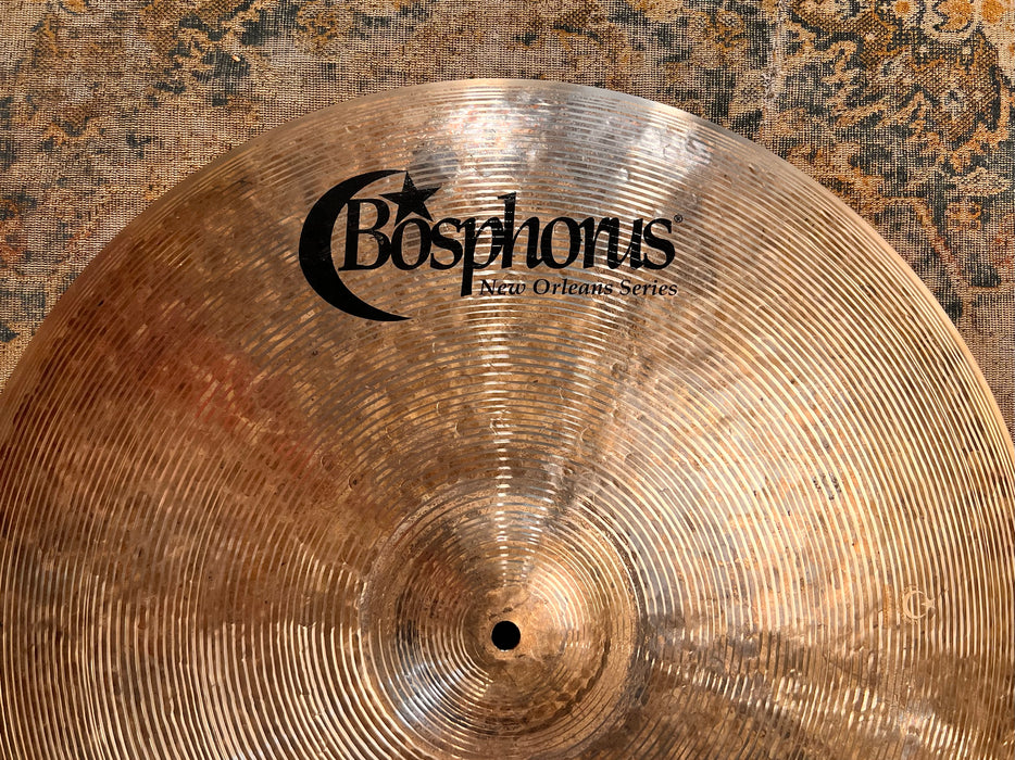 Bosphorus NEW ORLEANS Ride 22” 2380 g IMMACULATE! Amazing Complex Shimmer!