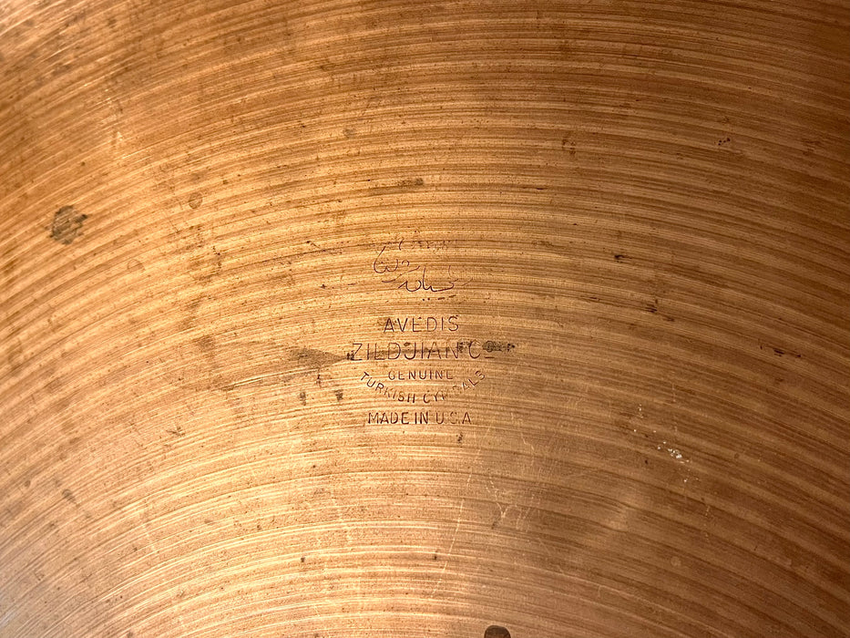 Vintage ZILDJIAN 20” Factory SWISH China Pang 1912 g MELLOW! Sizzle! Hard To Find! ALL 6 Vintage Rivets