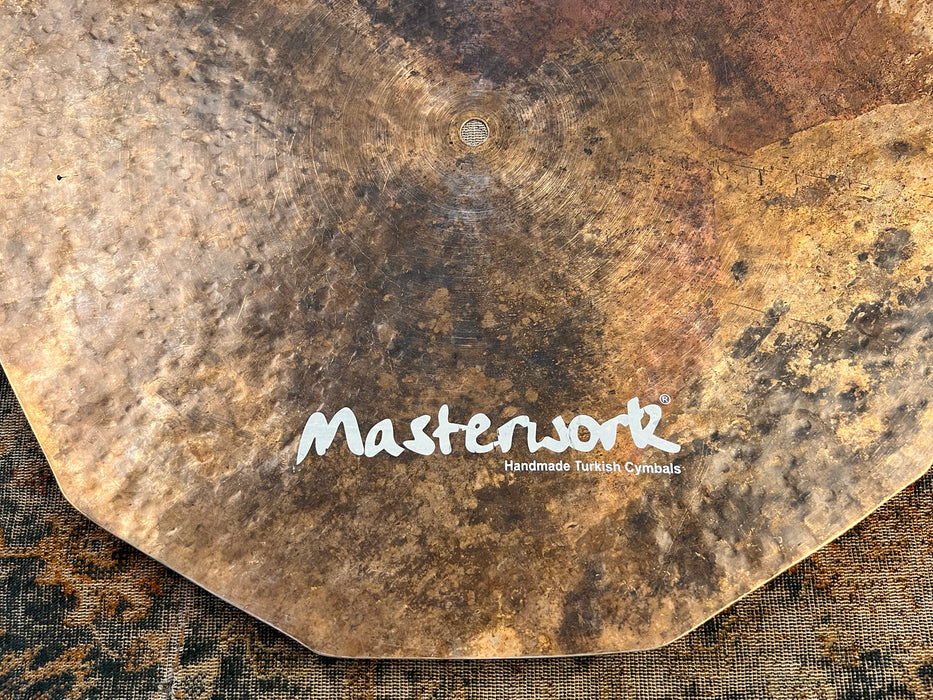 Unique Masterwork Dodecagon Unlathed Raw Natural 19” Paper Thin Flat Ride 1197 g MINT