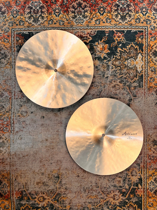 RARE DARK CRISP Sabian ARTISAN Hihats 13” 890 1246 g IMMACULATE In Bag w/ Cert