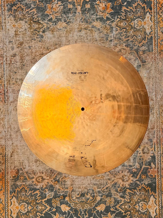 Vintage 80s Zildjian K FLAT Ride 20” EAK - ish in Rare BRILLIANT! GLASSY SHIMMER! TIGHT Definition 2546 g