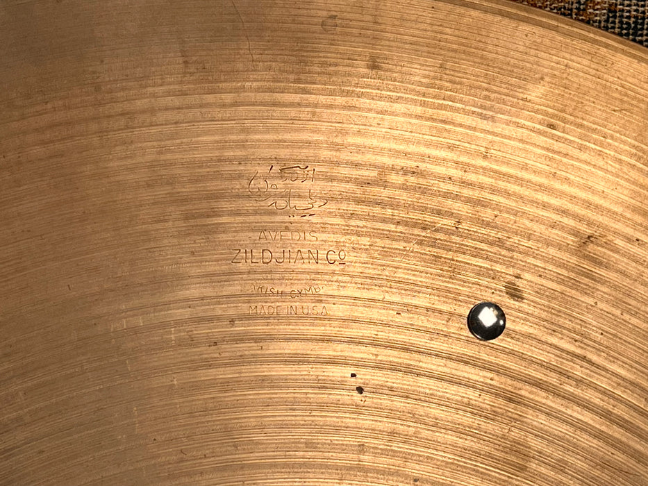 Vintage 1950s Zildjian 18” Light Dark Crash Ride SIZZLE 1495 g Darker & Lower Pitched! Versatile