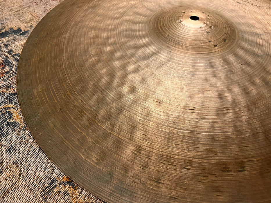 23 YR OLD DRY ORIGINAL Zildjian K CONSTANTINOPLE Medium Ride 20” 2124 g