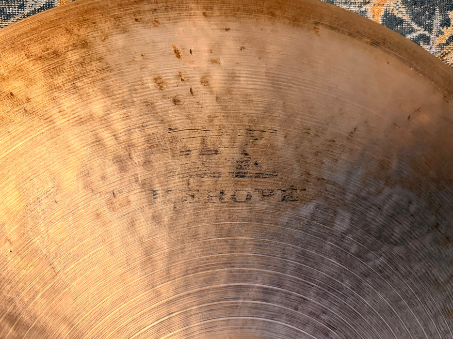 Zildjian FIRST YEAR Original KEROPE 22” Ride Crash 2640 g Fantastic Definition! Aged A Decade!!