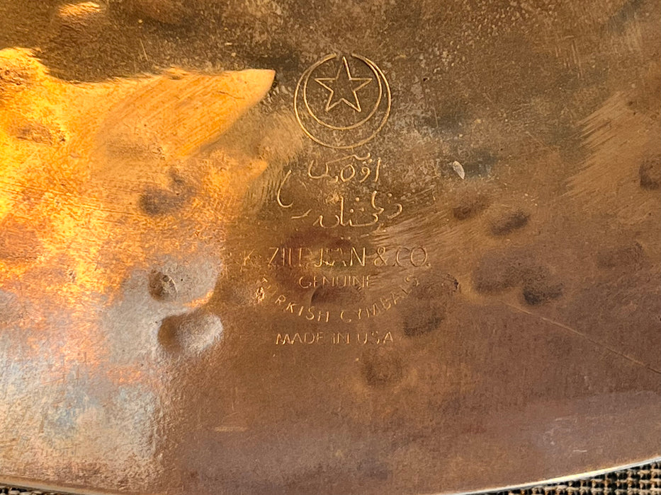ULTRA RARE 1980s Zildjian 16" K CUSTOM RIDE YES a SIXTEEN! 1457 g TIGHT CONTROLLED