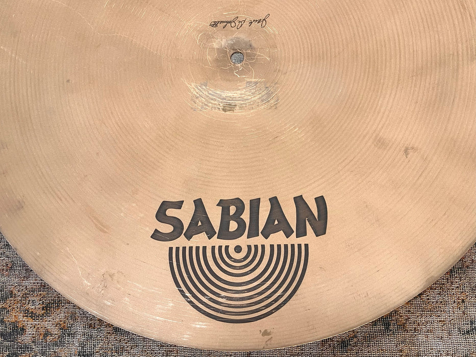 Rare Sabian HH Jack DeJohnette VAULT ENCORE FLAT RIDE 20” 2055 g DRY but BENDABLE