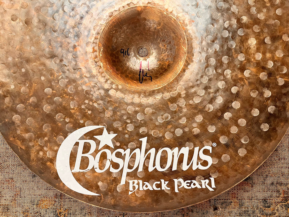 FAST LIGHT COMPLEX Bosphorus Black Pearl 16” Crash ONLY 916 g PERFECT! Quick! BLACKENED Finish
