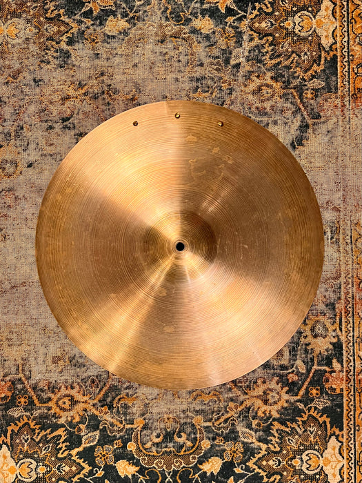 SMOOTH 1960s Vintage Zildjian 18” Light Ride Sizzle 1727 g Perfect Old School Tone