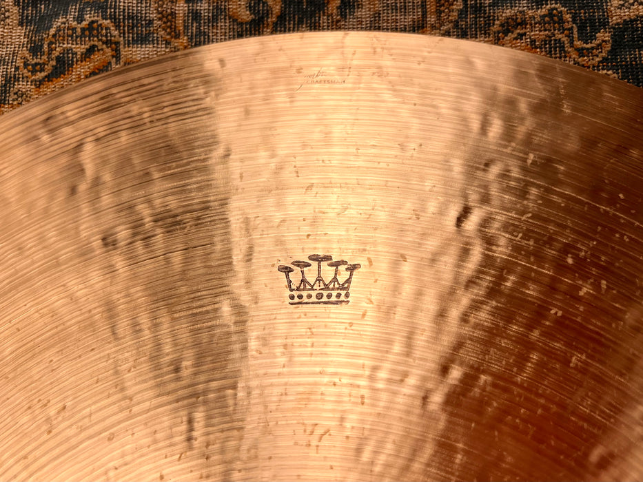 Paul Francis CUSTOM Cymbal Craftsman FLAT RIDE 20” 1836 g NEW! Gorgeous Delicate Light Golden Shimmer