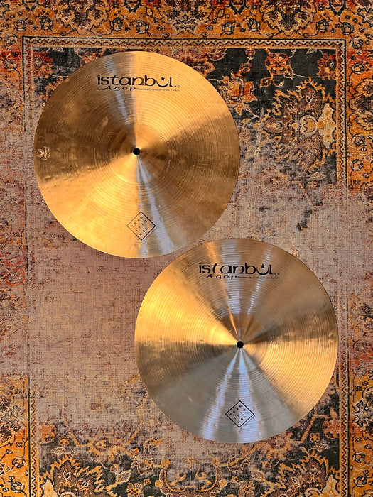 ISTANBUL AGOP 15” TRADITIONAL Hihats ULTRA WARM & SMOOTH Stunning! Perfect! 1162 1332 g