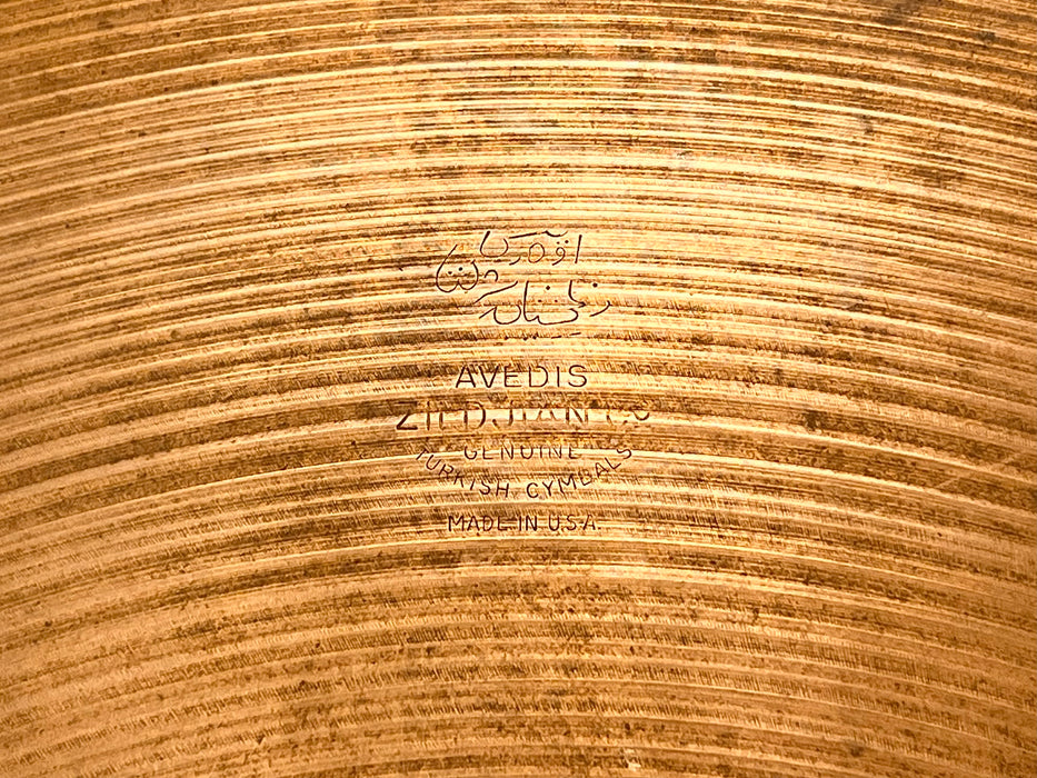 1960s Vintage Zildjian 20" Ride Crash 2597 g DRY SMOOTH And Versatile!