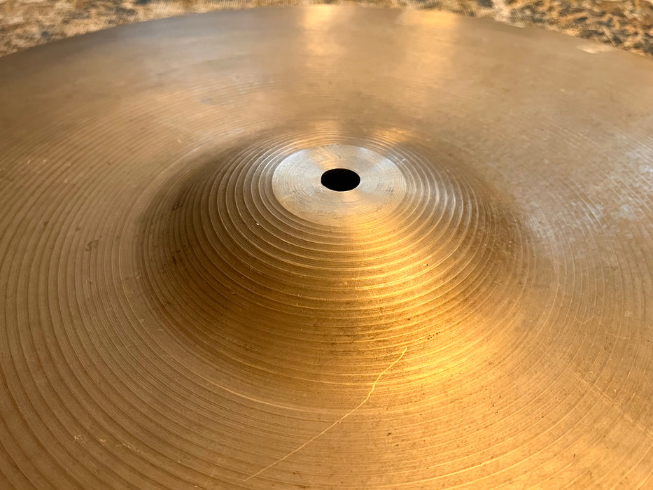 Massive Rare DARK Semi-DRY Vintage Zildjian 1960s 24” Ride Crash 3760 g GORGEOUS DARK 60 Year Old 24”