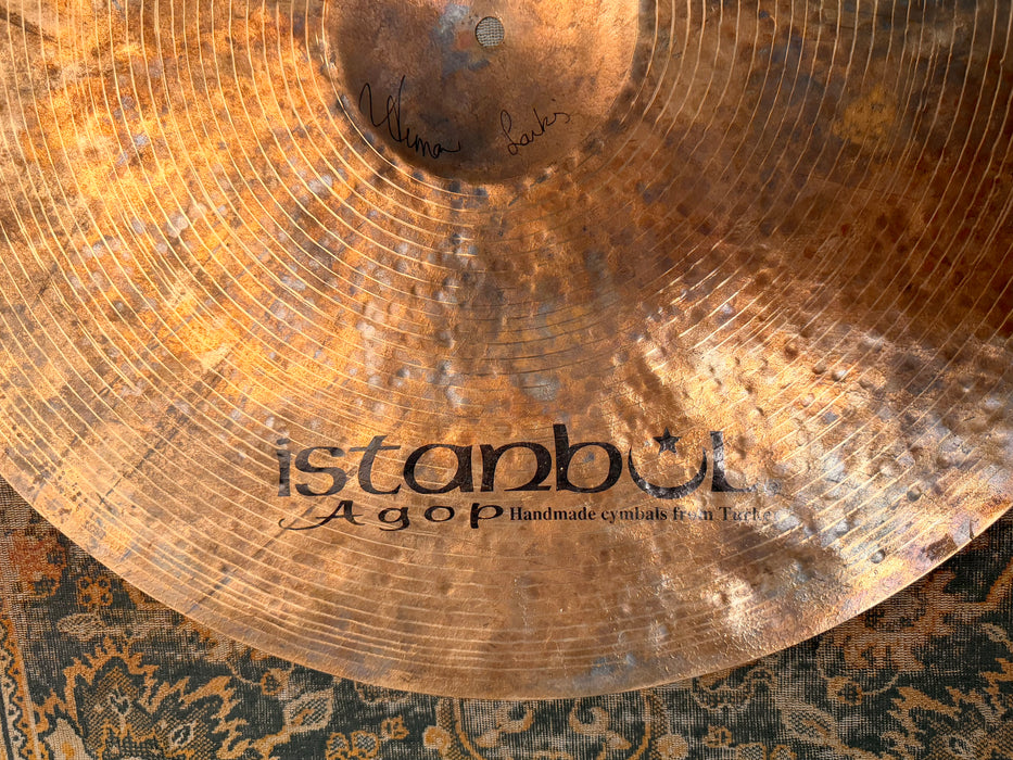 Istanbul AGOP SE 24” JAZZ Ride ULTRA DARK MASSIVE 2 Footer! PERFECT Shape! 2674 g