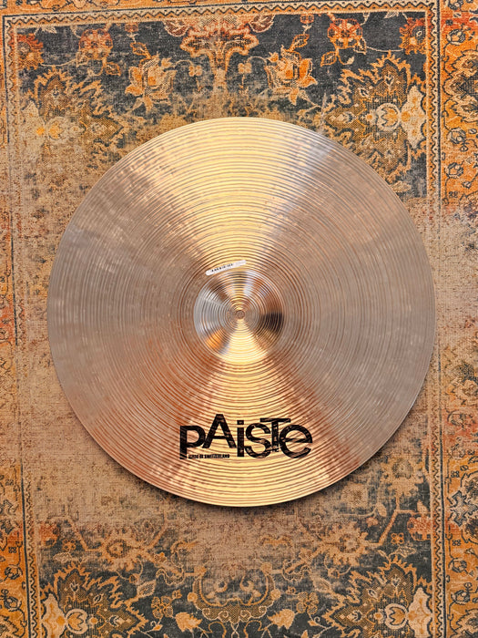 LATHED BELL Paiste PROTOTYPE DARK SMOOTH CLEAN 20” Original Twenty Series IMMACULATE! 2674 g