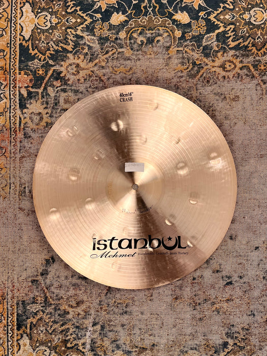 VERY DARK COMPLEX ISTANBUL Mehmet Hamer 16” CRASH 932 g PERFECT! Opens Quick Fast Decay!