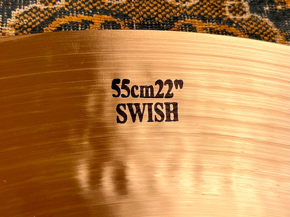 GOLDEN Old School Istanbul Mehmet 22” FACTORY SWISH China 1814 g WARM EXOTIC Complex