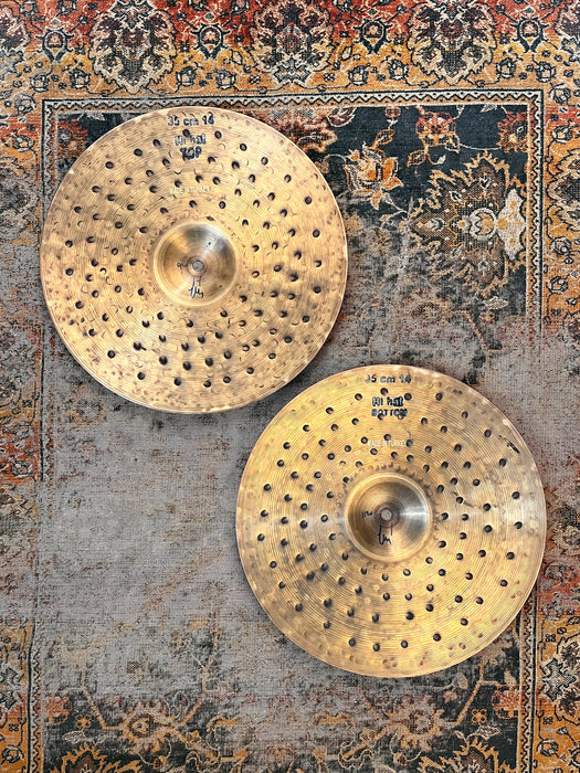Bosphorus EARLY 1600 Series Hihats 14” 940 1120 g Unique DEEP HAMMERING Light Complex Tone!