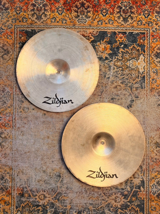 Zildjian 14” NEW BEAT Hihats CRISP CLEAN SEMI-DARK Tone 1012 1322 g Versatile! WHY Pay $480!!!