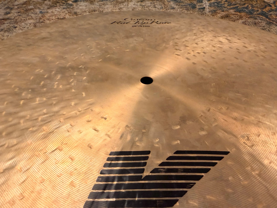 Zildjian K CUSTOM FLAT Ride 20” DARK SMOOTH 2168 g Pinpoint Clean Stick Attack! Don’t Pay $500