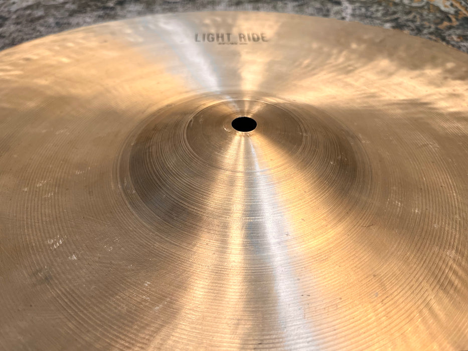 Zildjian 24” K LIGHT RIDE 3248 g MASSIVE 2 Foot Golden GLOWING MELLOWED Complex Beauty!