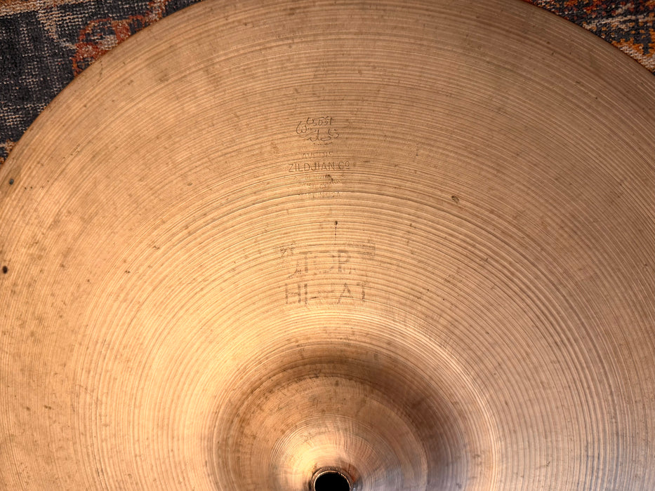 75 Yr Old Rare DARK PAPER THIN Vintage 1950s Zildjian 15” Hihats 936 998 g WARM Smooth!