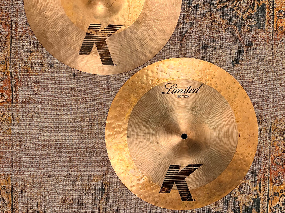 LIMITED EDITION Zildjian K Custom REVERSIBLE HYBRID Hihats 14” 1124 1160 g Akira Jimbo